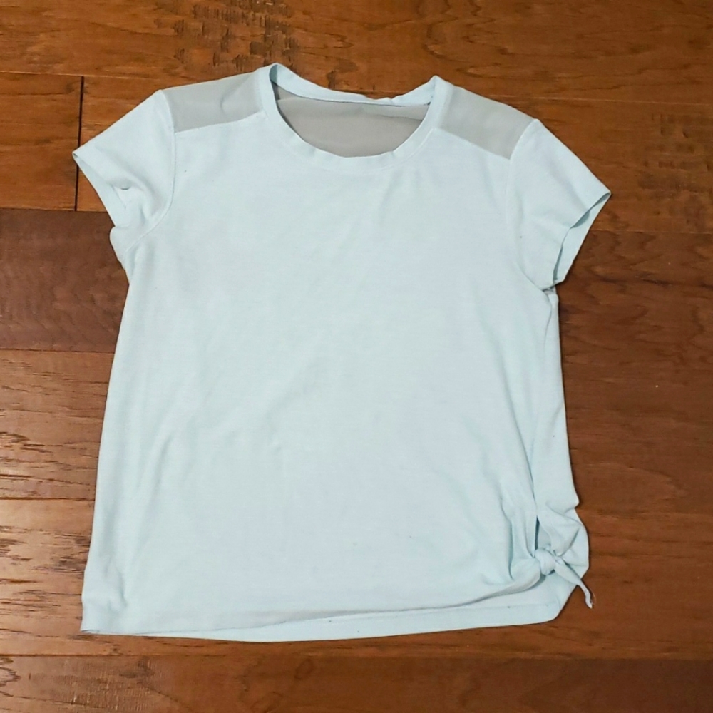 Sz L girls, light blue, Old Navy Active shirt